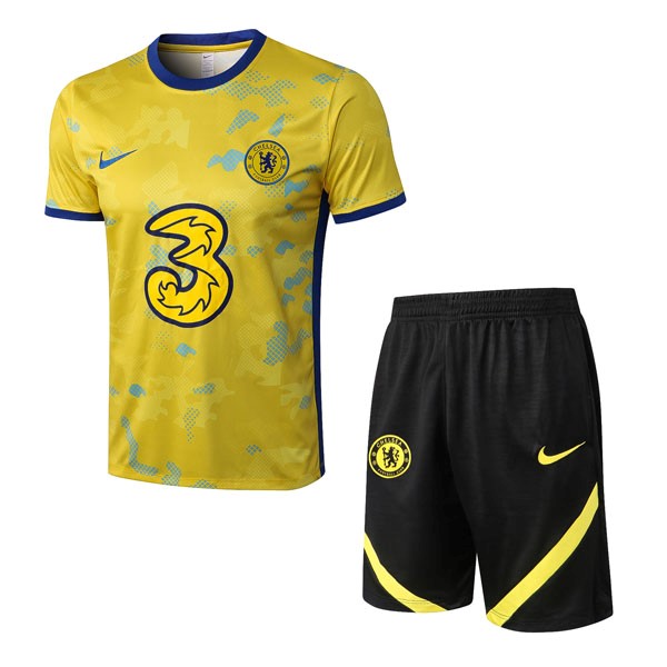 Camiseta Entrenamiento Chelsea Conjunto Completo 2022-2023 Amarillo